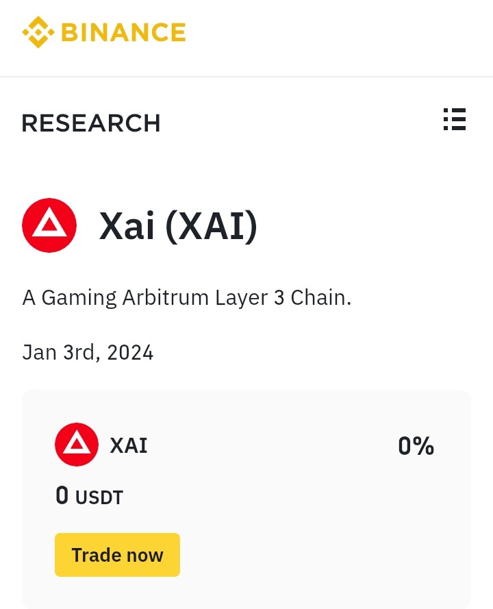 XAIXAI遊戲革命幣安將於1月9日首次亮相