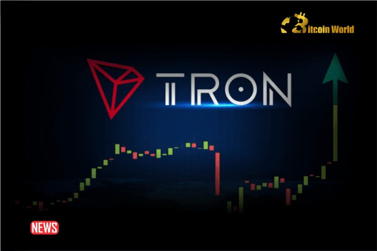 TRON（TRX）價格24小時漲幅超3%