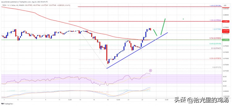 TRX將跑贏比特幣可能反彈至0.082美元,這就是原因