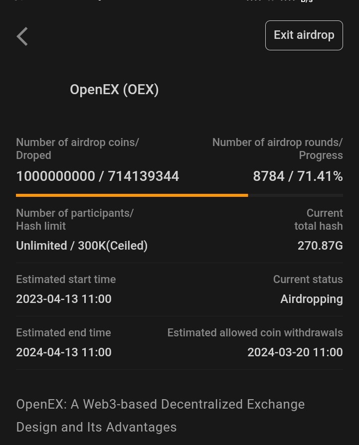 OEX無需初始投資超1000美元收益機會3月20日1100上線立即領取免費代幣