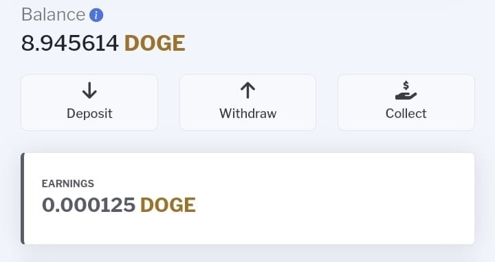 免費DOGE挖礦我的第二次提款